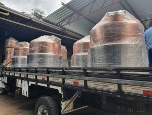 The stills ready to be delivered to Amazzoni